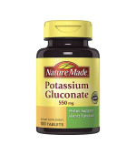 Nature Made Potassium Gluconate 550mg 鉀順 (100 顆藥錠) Nature Made Potassium Gluconate 550mg 鉀順 (100 顆藥錠)
