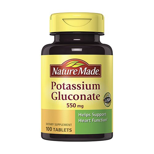 Nature Made Potassium Gluconate 550mg 鉀順 (100 顆藥錠) Nature Made Potassium Gluconate 550mg 鉀順 (100 顆藥錠)