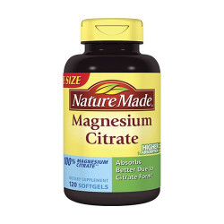 Nature Made Magnesium Citrate 250mg 檸檬酸鎂 (120 顆軟膠囊)