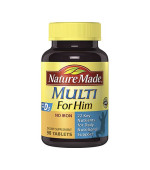 Nature Made Multi For Him No Iron 男性專用綜合維生素 不含鐵 (90 顆藥錠) Nature Made Multi For Him No Iron 男性專用綜合維生素 不含鐵 (90 顆藥錠)