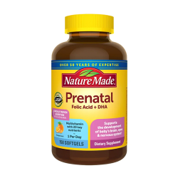 Nature Made Prenatal Folic Acid + DHA 綜合孕補素錠 (150 顆軟膠囊)