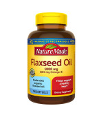 Nature Made Flaxseed Oil 1000mg 亞麻籽油 (100 顆軟膠囊) Nature Made Flaxseed Oil 1000mg 亞麻籽油 (100 顆軟膠囊)
