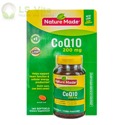 Nature Made CoQ10 200 mg 輔酶 (140 顆軟膠囊) Nature Made CoQ10 200 mg 輔酶 (140 顆軟膠囊)