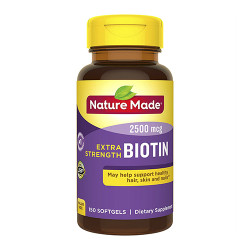 Nature Made Biotin 2500mcg 生物素 (150 顆軟膠囊) Nature Made Biotin 2500mcg 生物素 (150 顆軟膠囊)