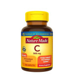Nature Made Vitamin C 500mg with Rose Hips 維生素 C 加玫瑰果 (130 顆藥錠)