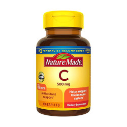 Nature Made Vitamin C 500mg with Rose Hips 維生素 C 加玫瑰果 (130 顆藥錠) Nature Made Vitamin C 500mg with Rose Hips 維生素 C 加玫瑰果 (130 顆藥錠)