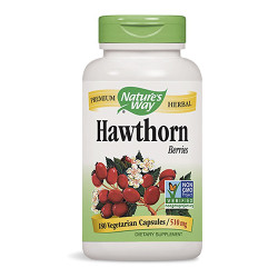 Nature's Way Hawthorn Berries 510mg 山楂果 (180 顆 素食膠囊)