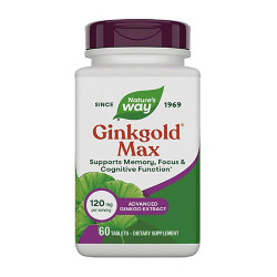 Nature's Way Ginkgold Max 120mg 高效銀杏精華 (60 顆 藥錠)