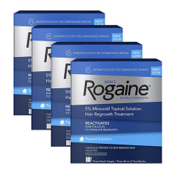 [保存期限到2028年11月] Rogaine Men's 5% Minoxidil 落建 米諾地爾 男性專用 生髮水 (4盒 12瓶 x 60ml - 共 12個月份量)