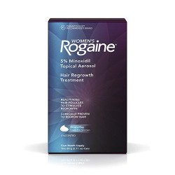 [保存期限大約是一年左右]  Rogaine Women's 5% Minoxidil Foam 落建 米諾地爾 女性專用 生髮慕斯 (2瓶 x 60g - 共 4個月份量)