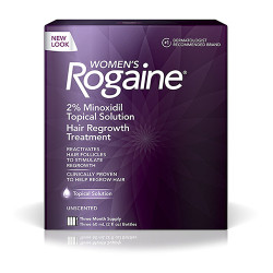 Rogaine Women's 2% Minoxidil 落建 米諾地爾 女性專用 生髮水 (3瓶 x 60ml - 共 3個月份量)