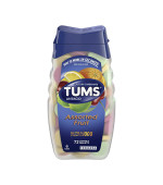 TUMS Ultra Strength 1000 抗胃酸咀嚼鈣片 綜合水果口味  (72 顆嚼片)