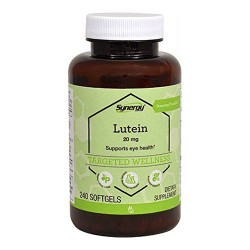 Vitacost Synergy Lutein with Zeaxanthin Featuring FloraGLO® Lutein 20mg 葉黃素與玉米黃素護眼處方 (240 顆膠囊)