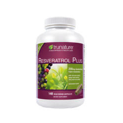 TruNature Resveratrol Plus 白藜蘆醇紅酒精華 (140 顆素食膠囊) TruNature Resveratrol Plus 白藜蘆醇紅酒精華 (140 顆素食膠囊)
